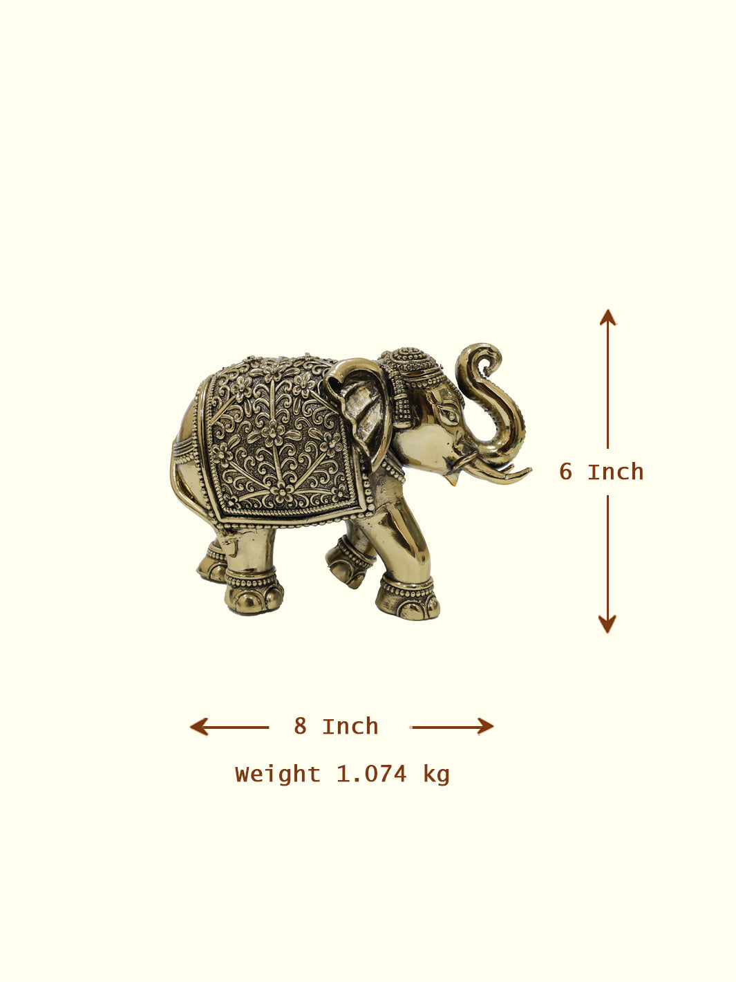 6" Special Antique Elephant