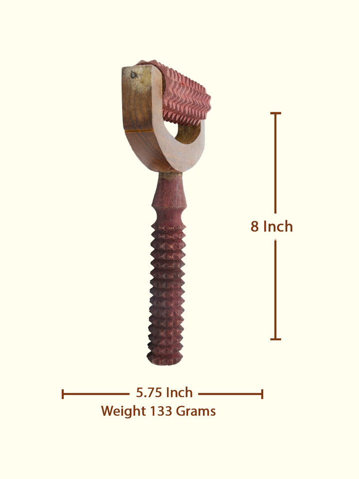 8" மர கை உருளை மற்றும் உடல் மசாஜர்