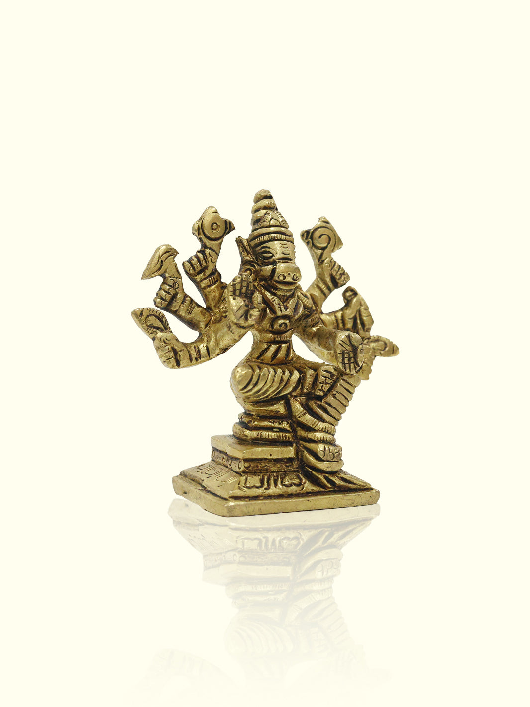 2.8" Brass Varahi Amman Idol