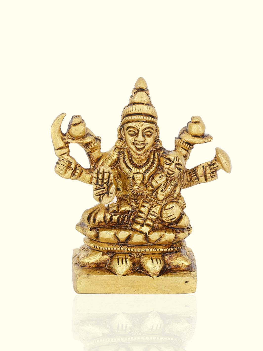 2” Elegant Brass Astalakshmi Super Fine Set