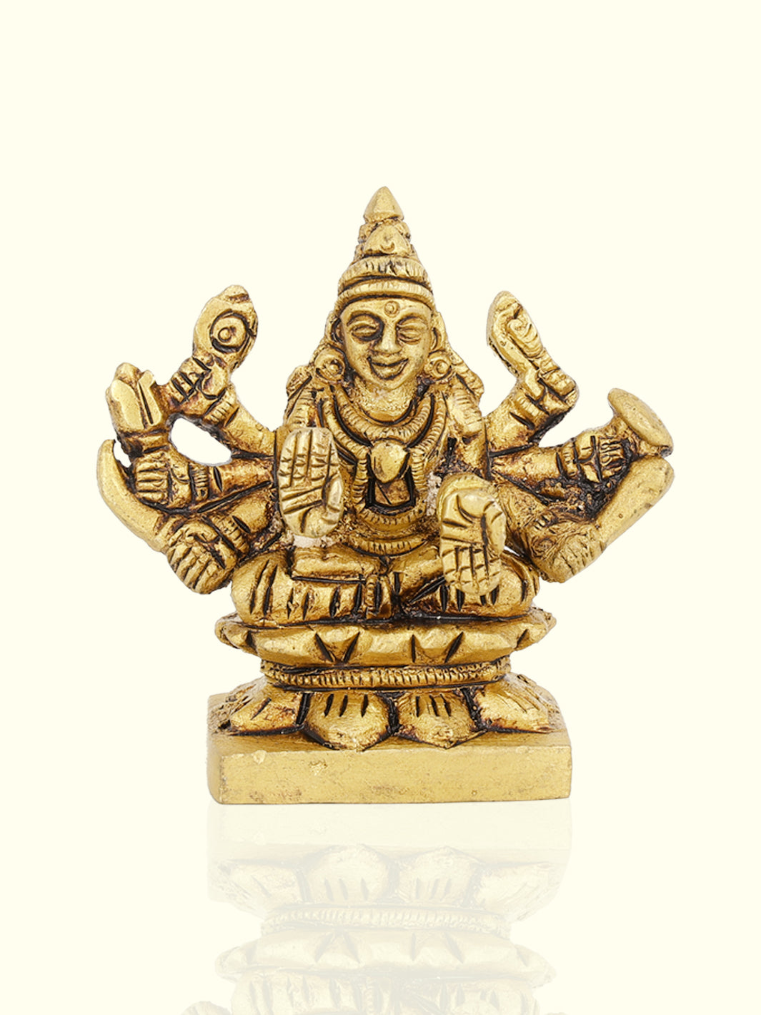 2” Elegant Brass Astalakshmi Super Fine Set