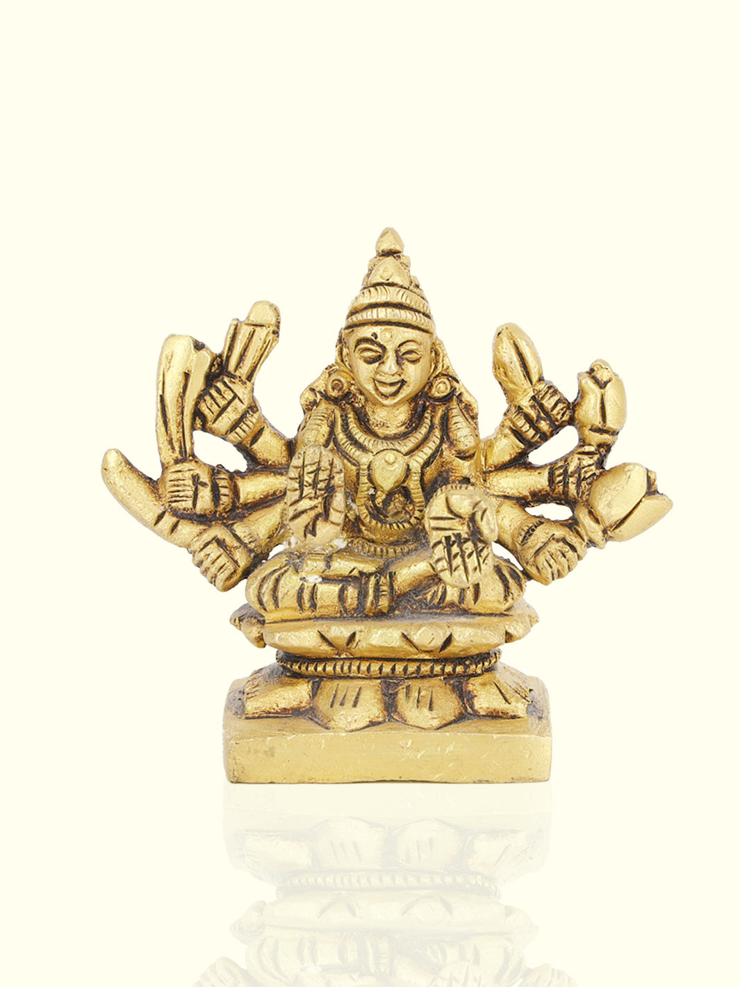 2” Elegant Brass Astalakshmi Super Fine Set