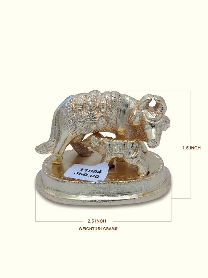 1.5" Gold Gho Mata with Design - Sripuram Store