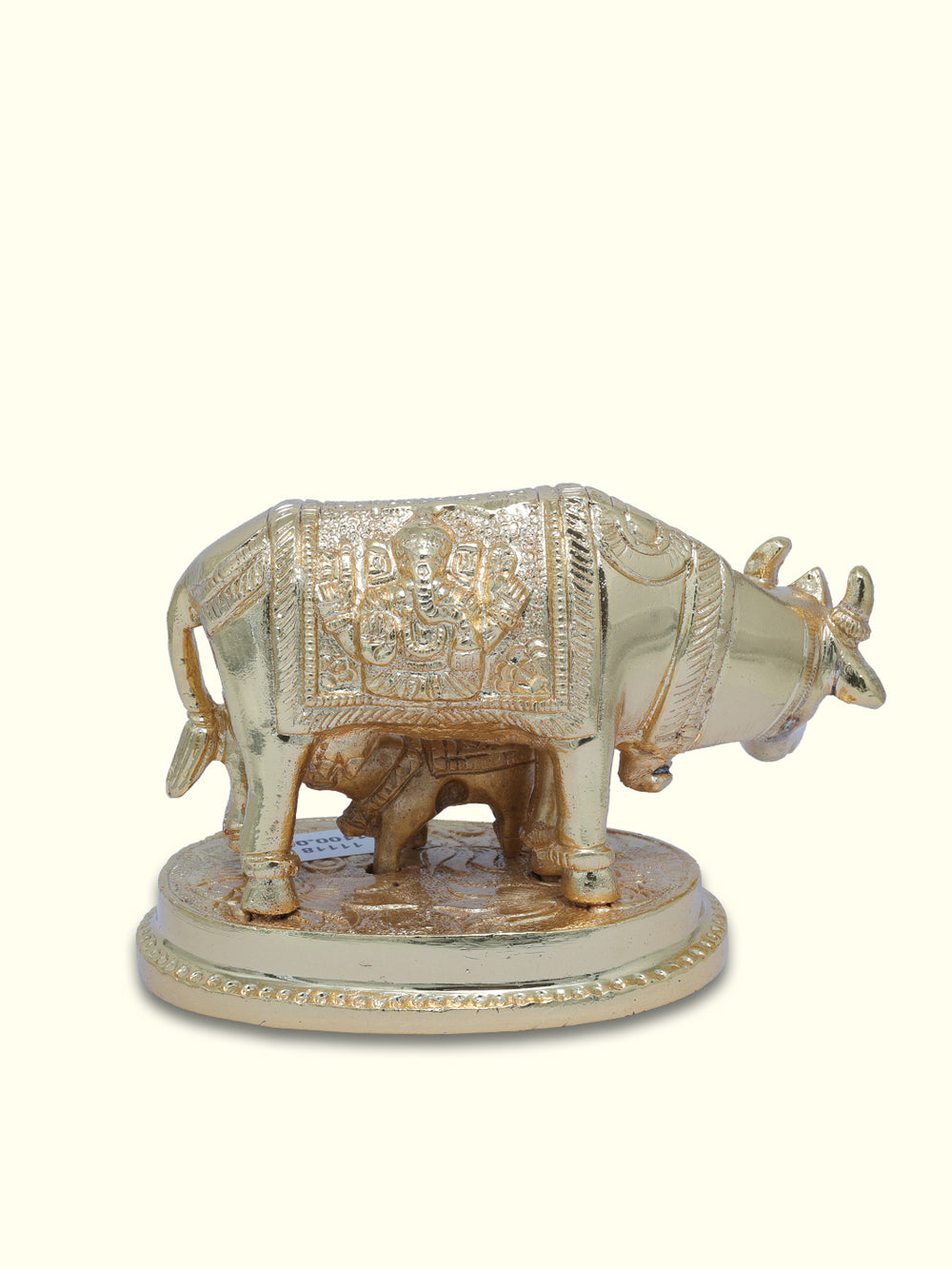 2.75" Gold Gho Mata with Design - Sripuram Store