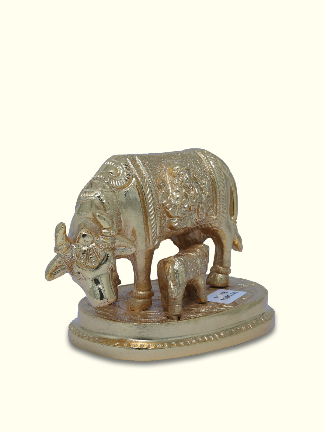 2.75" Gold Gho Mata with Design - Sripuram Store