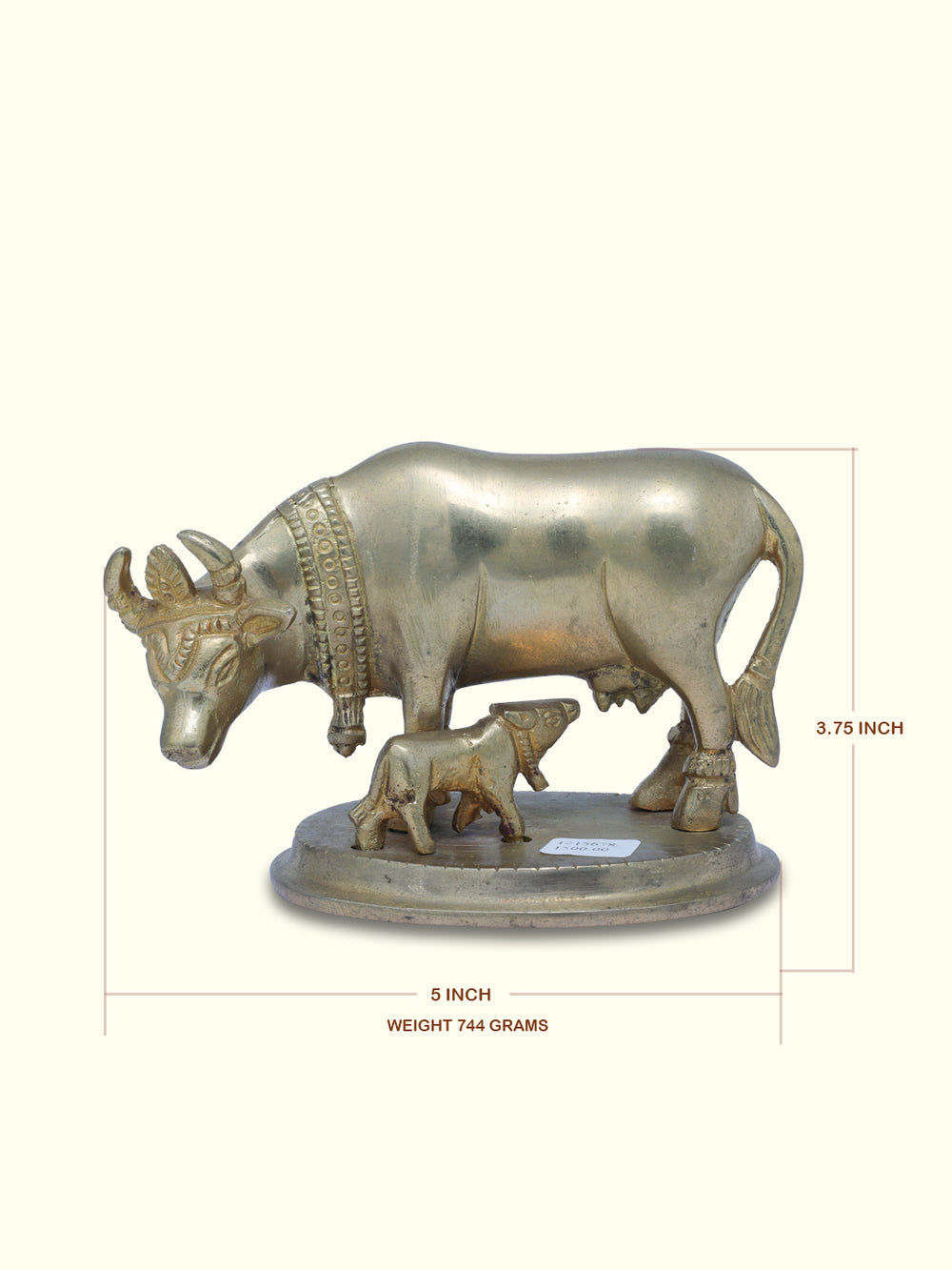 3.75" Ghomata with Antique Finish - Sripuram Store