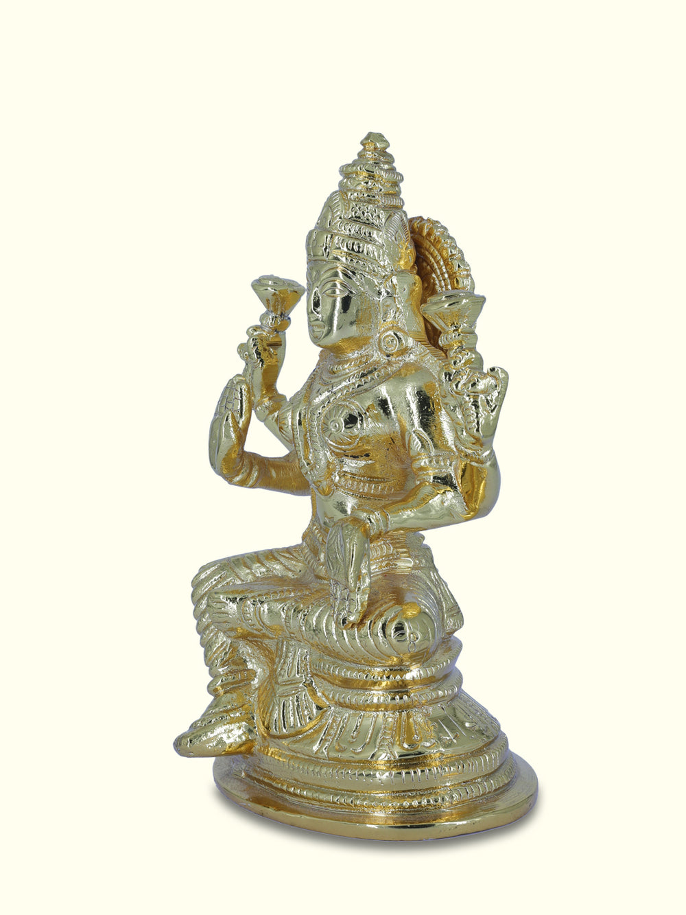 5.25" Gold Lakshmi - Sripuram Store