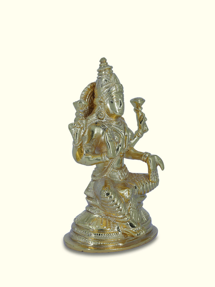 5.25" Gold Lakshmi - Sripuram Store