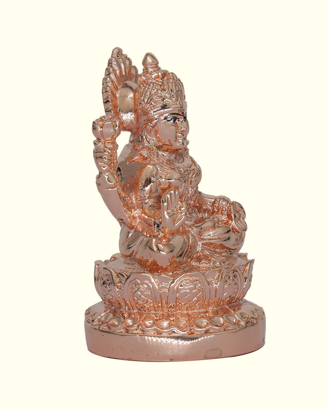 3" Lakshmi Sitting on Throne