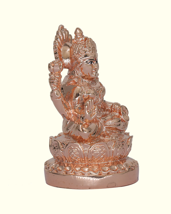 3" Lakshmi Sitting on Throne