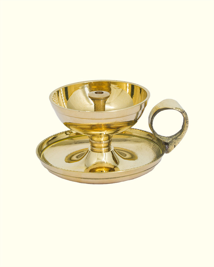 2.5" Wide Brass Deepam (Cup Shaped Diya)