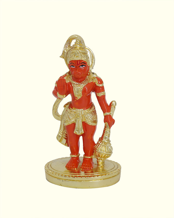 4" Hanuman Statue in Standing Position