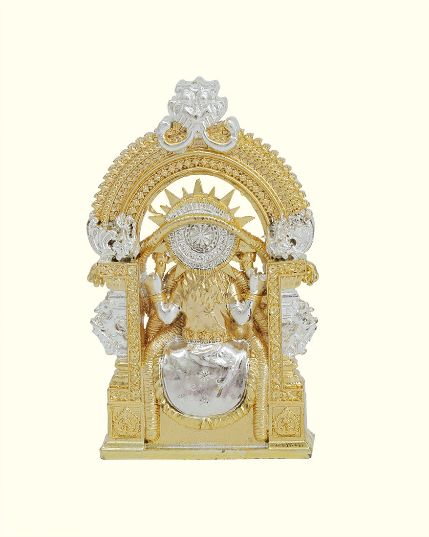 3" Lakshmi with Arch Design (Silver with Gold Colour)