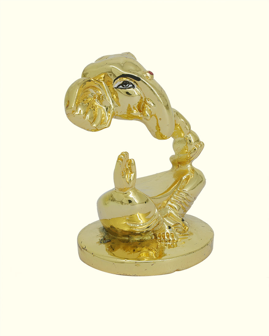 2.5" Ganapathy Idol for Car Dashboard and Table Decor