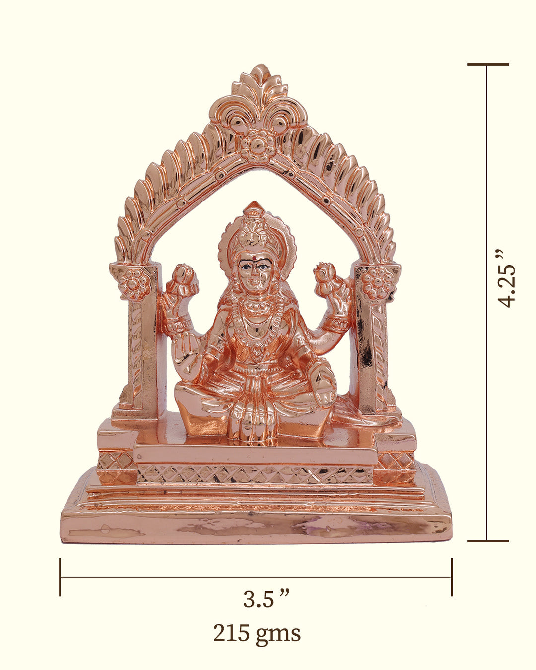 4.25" లక్ష్మి విత్ "ఆర్చ్ డిజైన్"