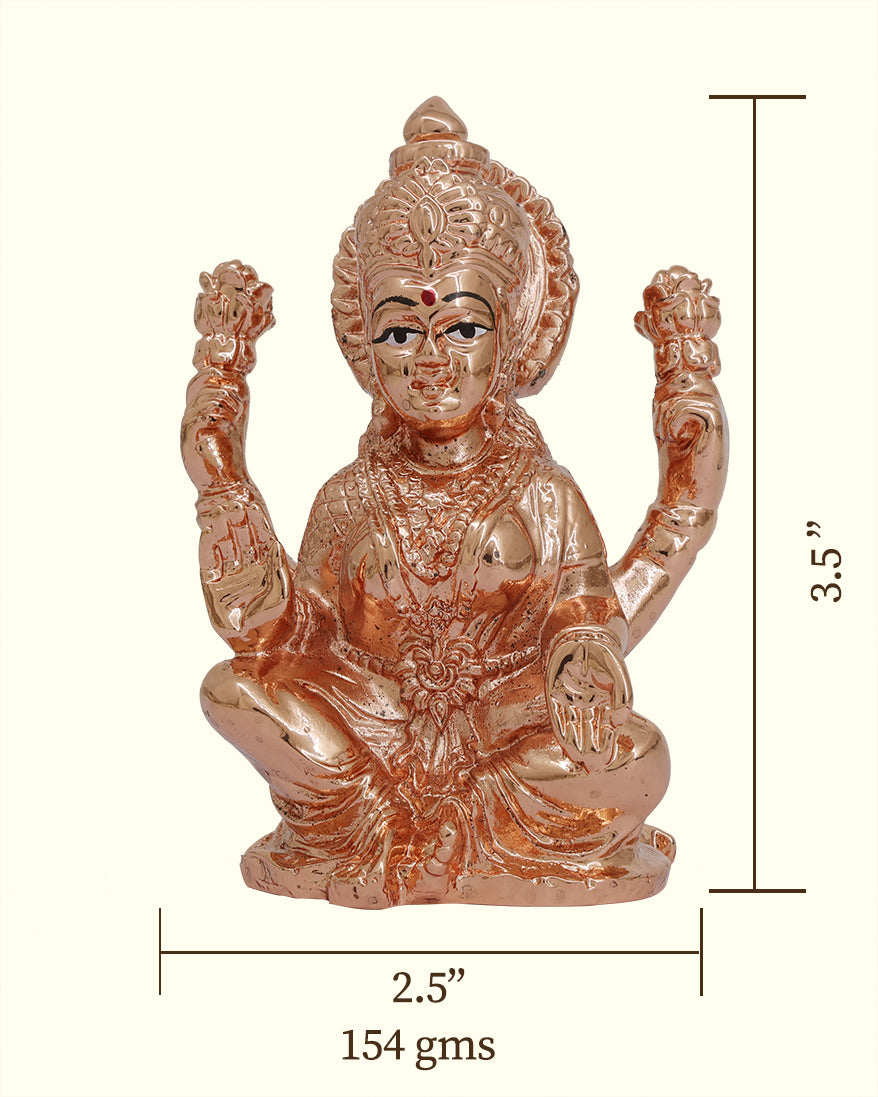 3.5" Lakshmi in Sitting Position