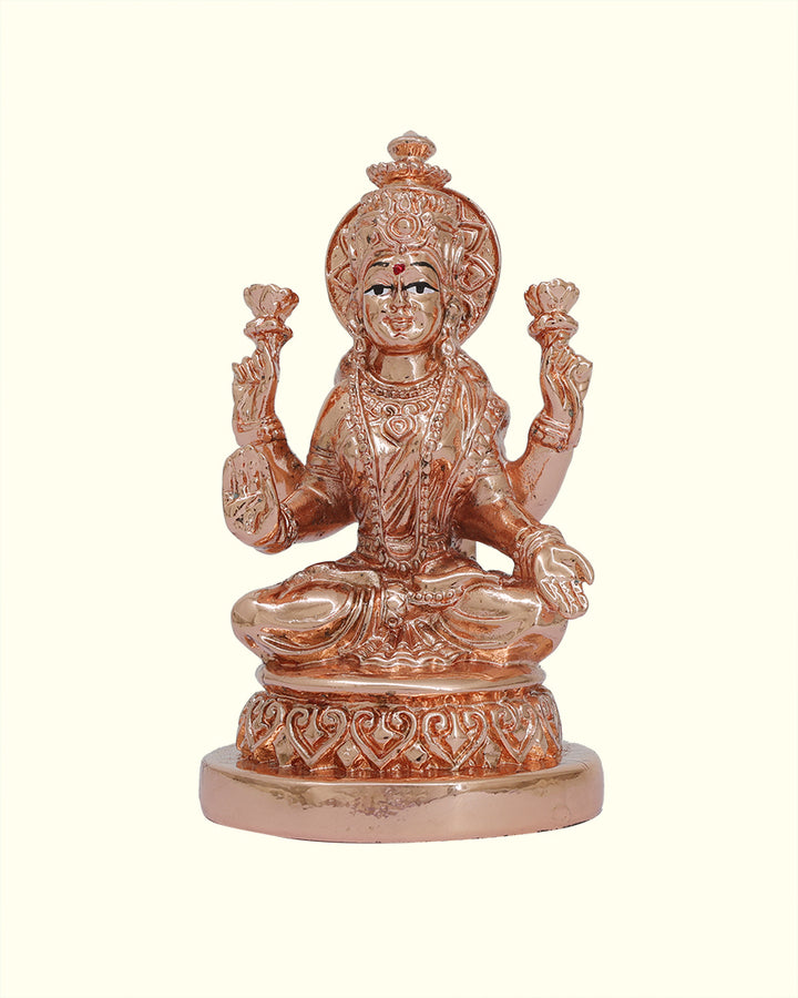 4" Lakshmi Sitting on Throne