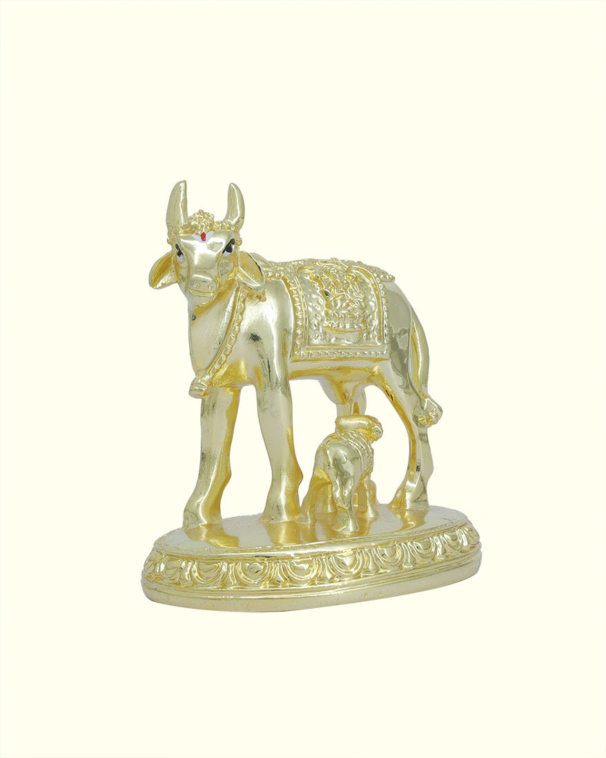 3.25" Go Matha with Calf (Gold Colour)