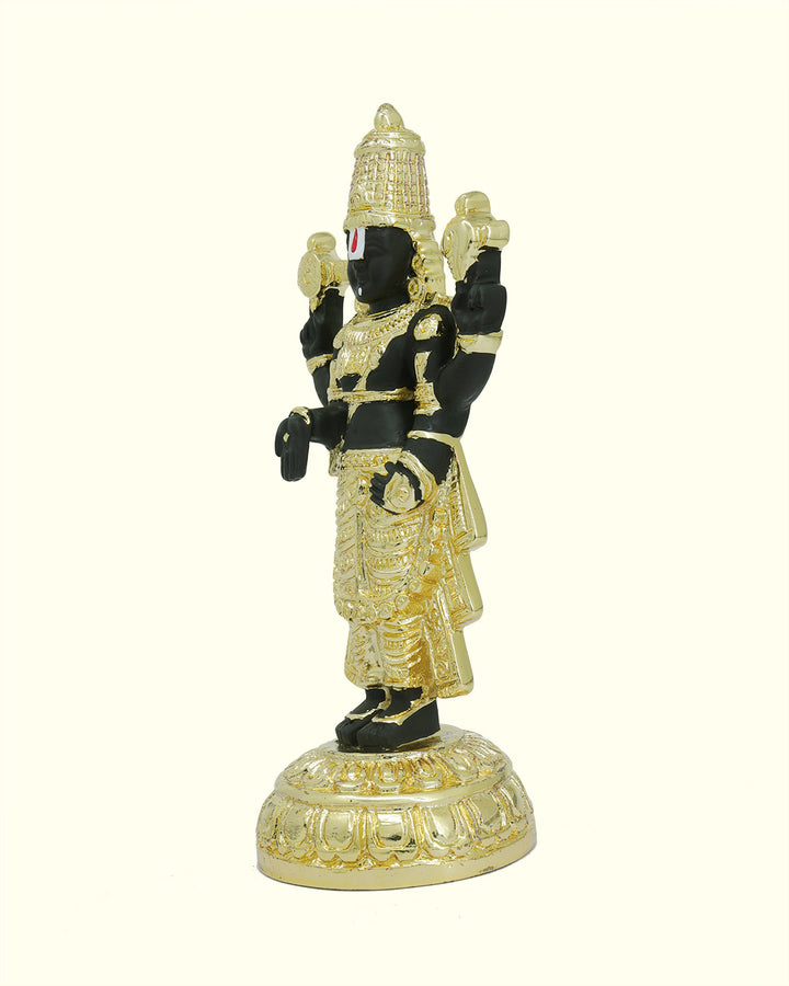 8" Tirumala Balaji (Gold and Black Colour)