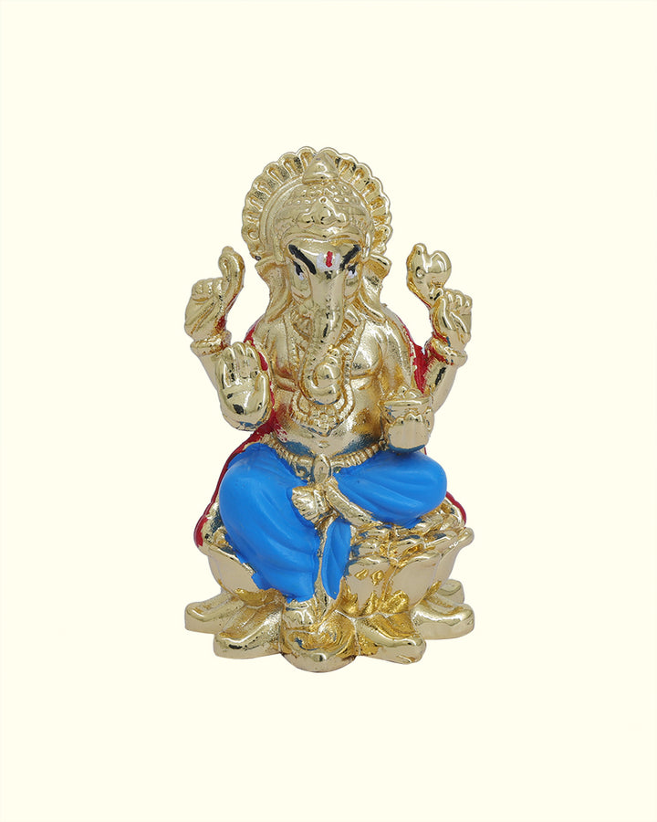 2.5" Ganapathy Sitting on Lotus