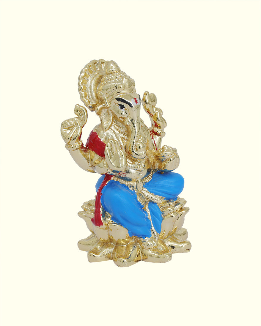 2.5" Ganapathy Sitting on Lotus