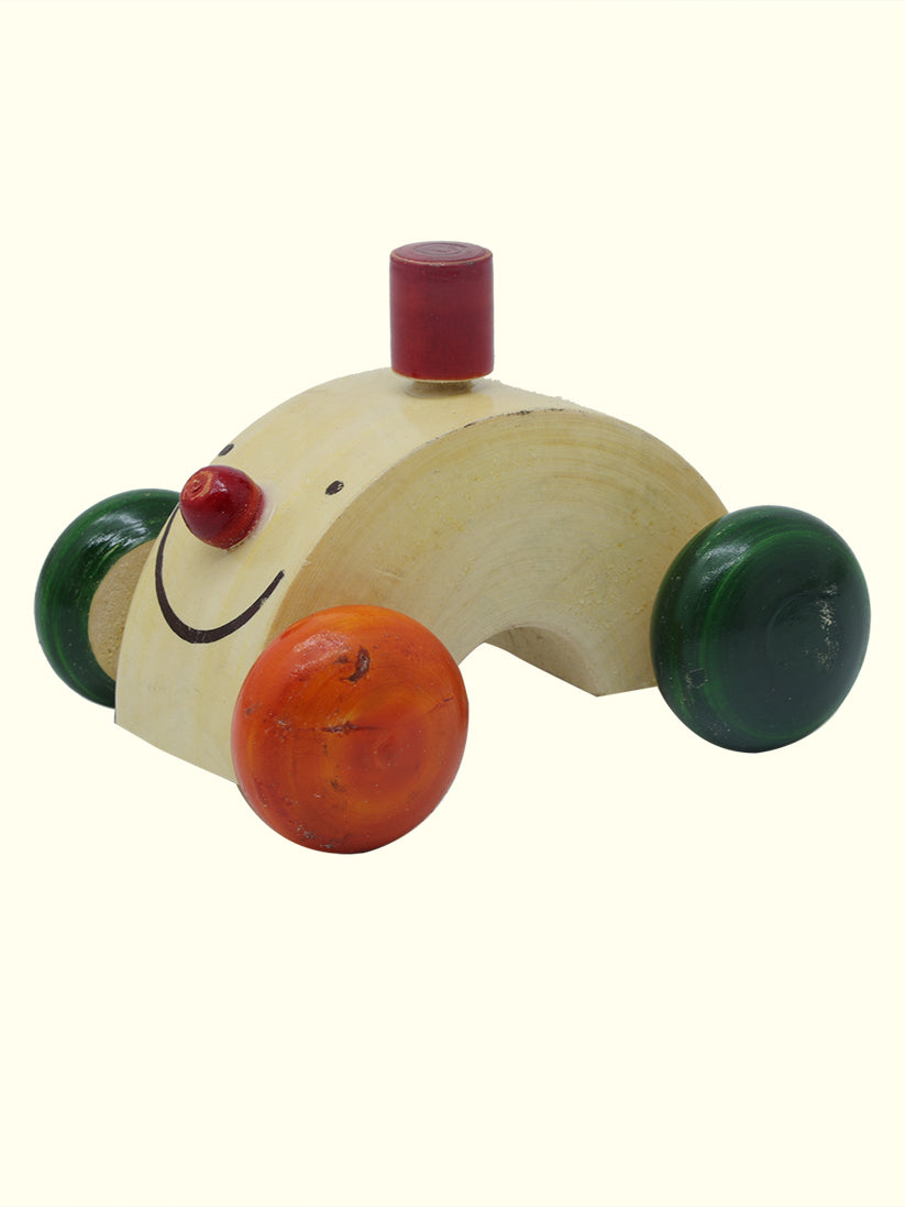 3.5" Wide Wooden Mini Car Toy