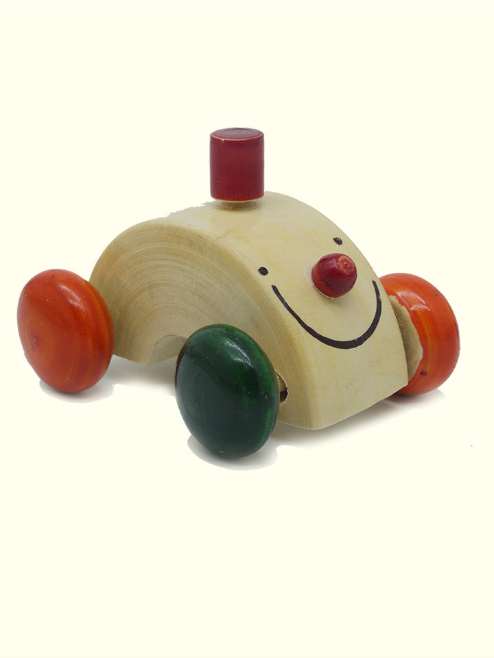 3.5" Wide Wooden Mini Car Toy