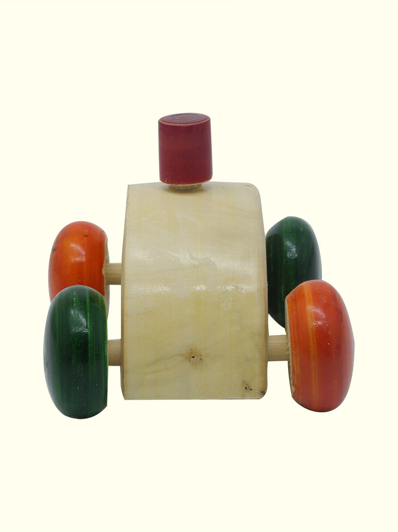 3.5" Wide Wooden Mini Car Toy