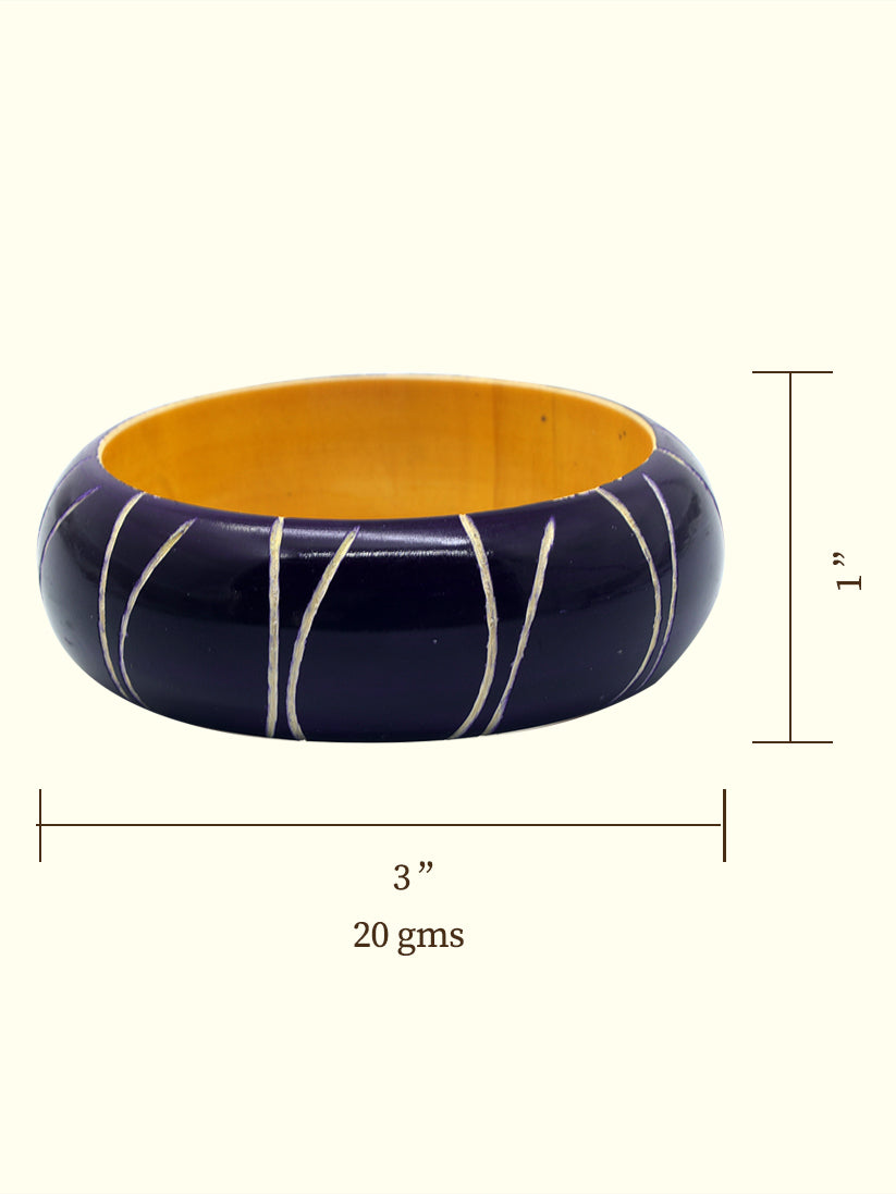 3" Single Wooden Bangle