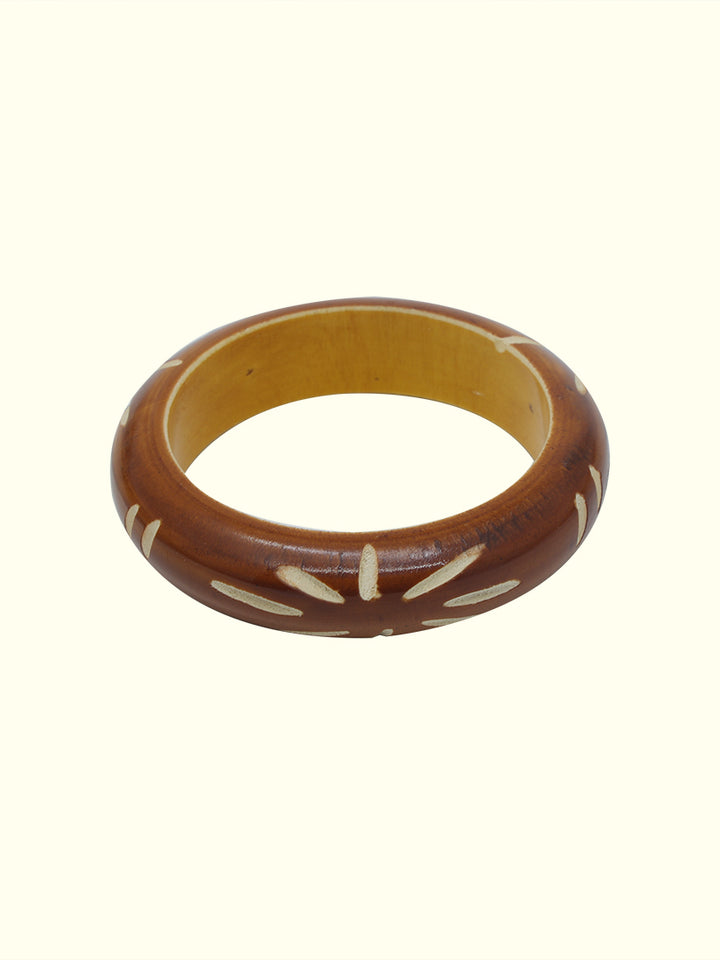 2.5" Single Wooden Bangle