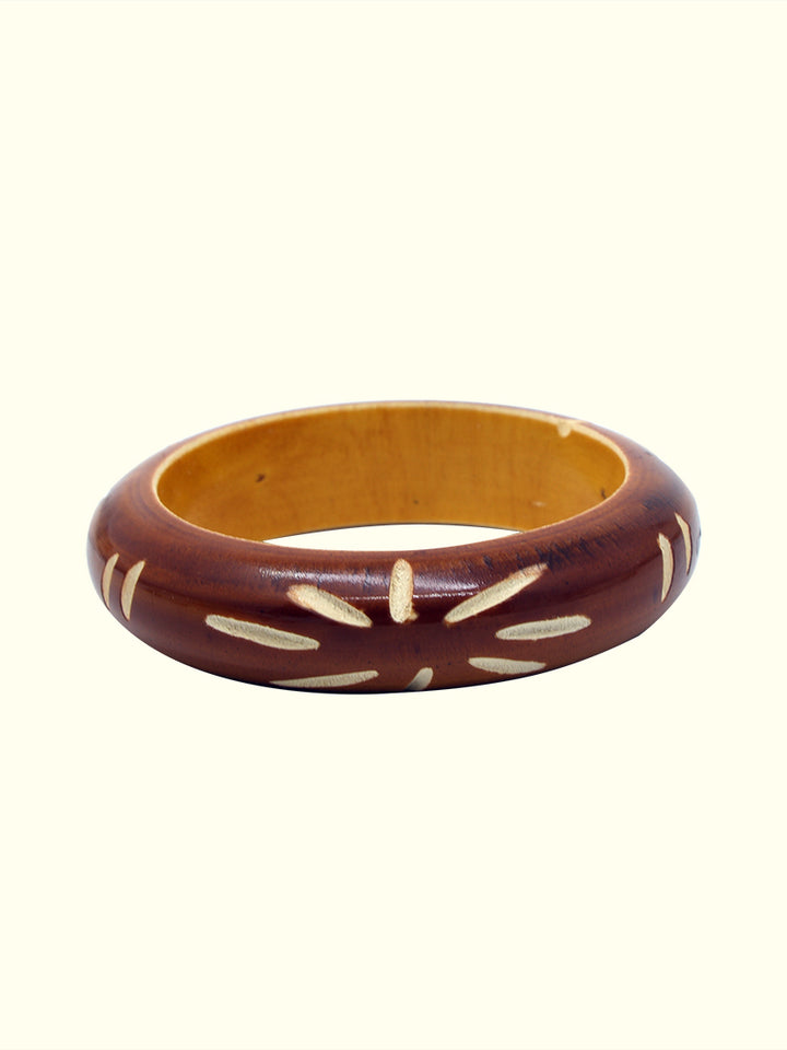 2.5" Single Wooden Bangle