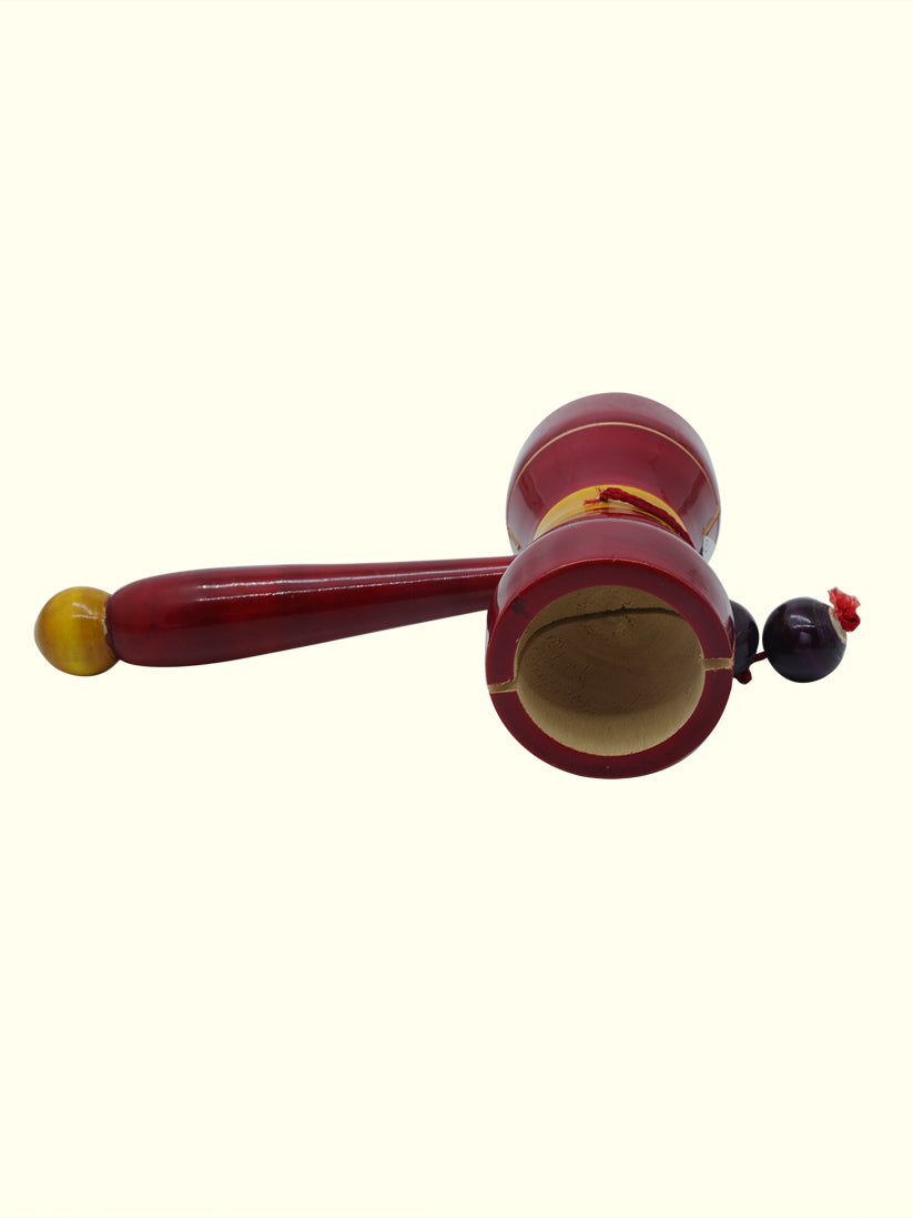 5.5" Wooden Rattle Toys for Infants (Damaram)