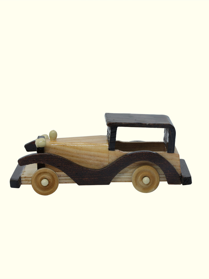 5.75" Wide Classic Vintage Car Toy (Wooden)