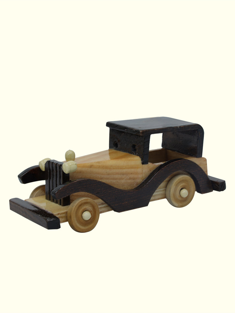 5.75" Wide Classic Vintage Car Toy (Wooden)