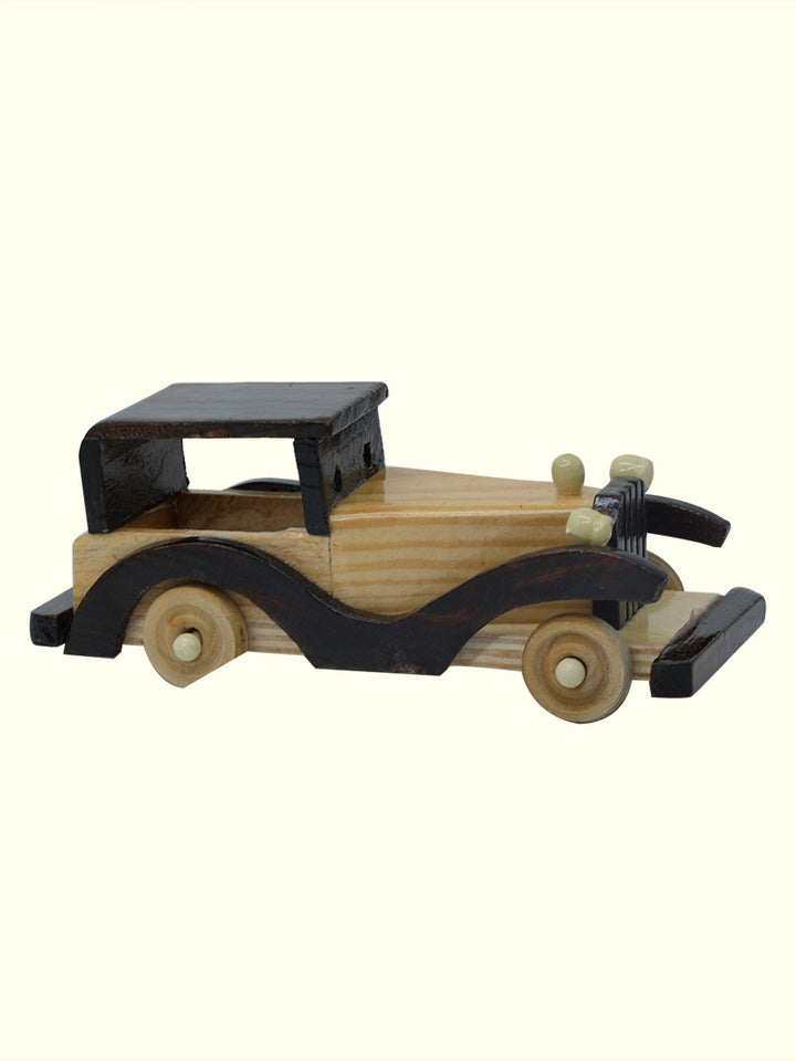 5.75" Wide Classic Vintage Car Toy (Wooden)