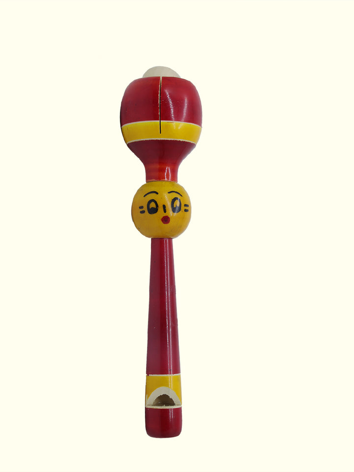 7.25" Joker Whistle Blower (Wooden Toy for Infants)