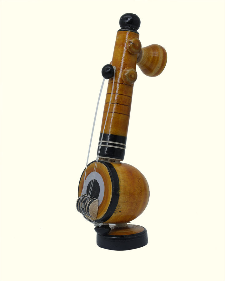 8" Wooden Veena for Home Decoration