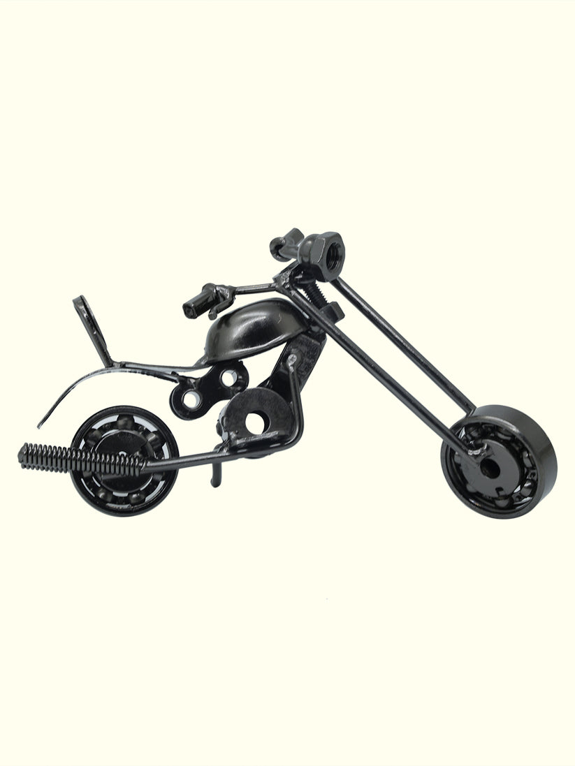 6" Wide Black Metal Bike Toy For Kids