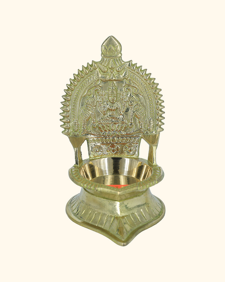 4.5” Radiant Brass Kamakshi Deepam