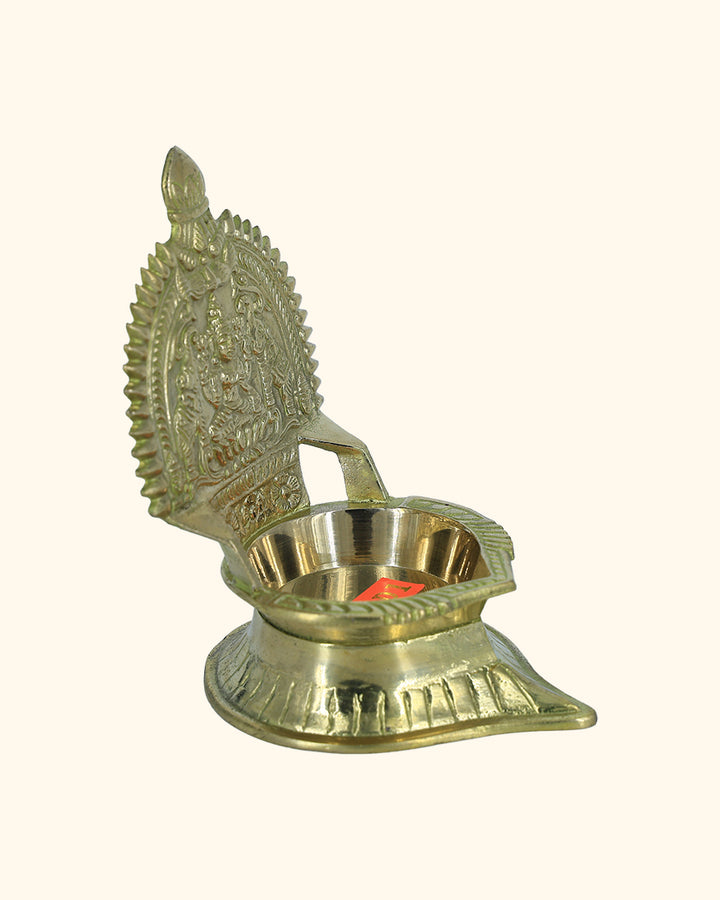 4.5” Radiant Brass Kamakshi Deepam