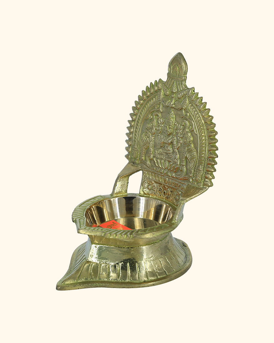 4.5” Radiant Brass Kamakshi Deepam