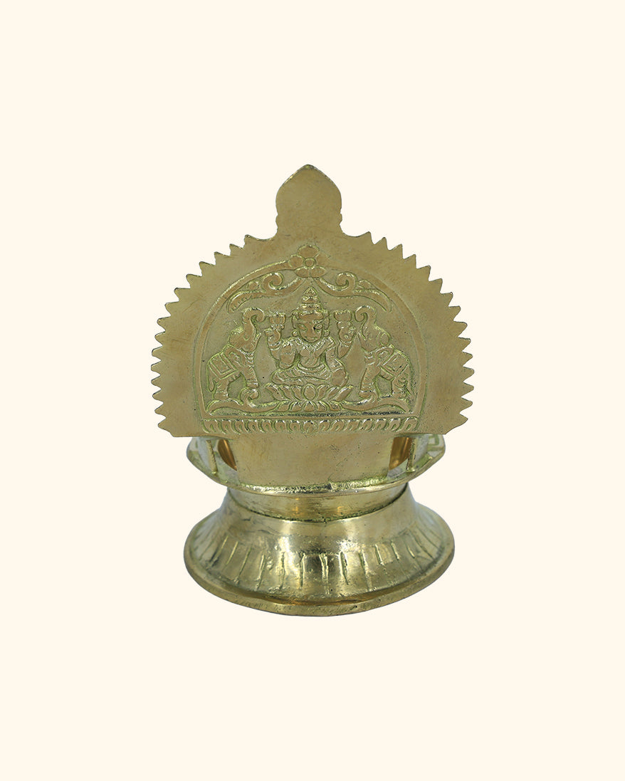 4.5” Radiant Brass Kamakshi Deepam