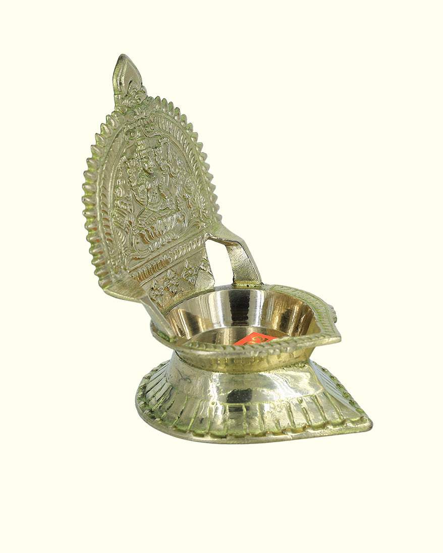 5” Divine Brass Kamakshi Deepam