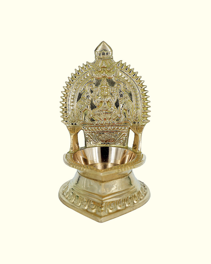 4.5” Brass Kamakshi Deepam