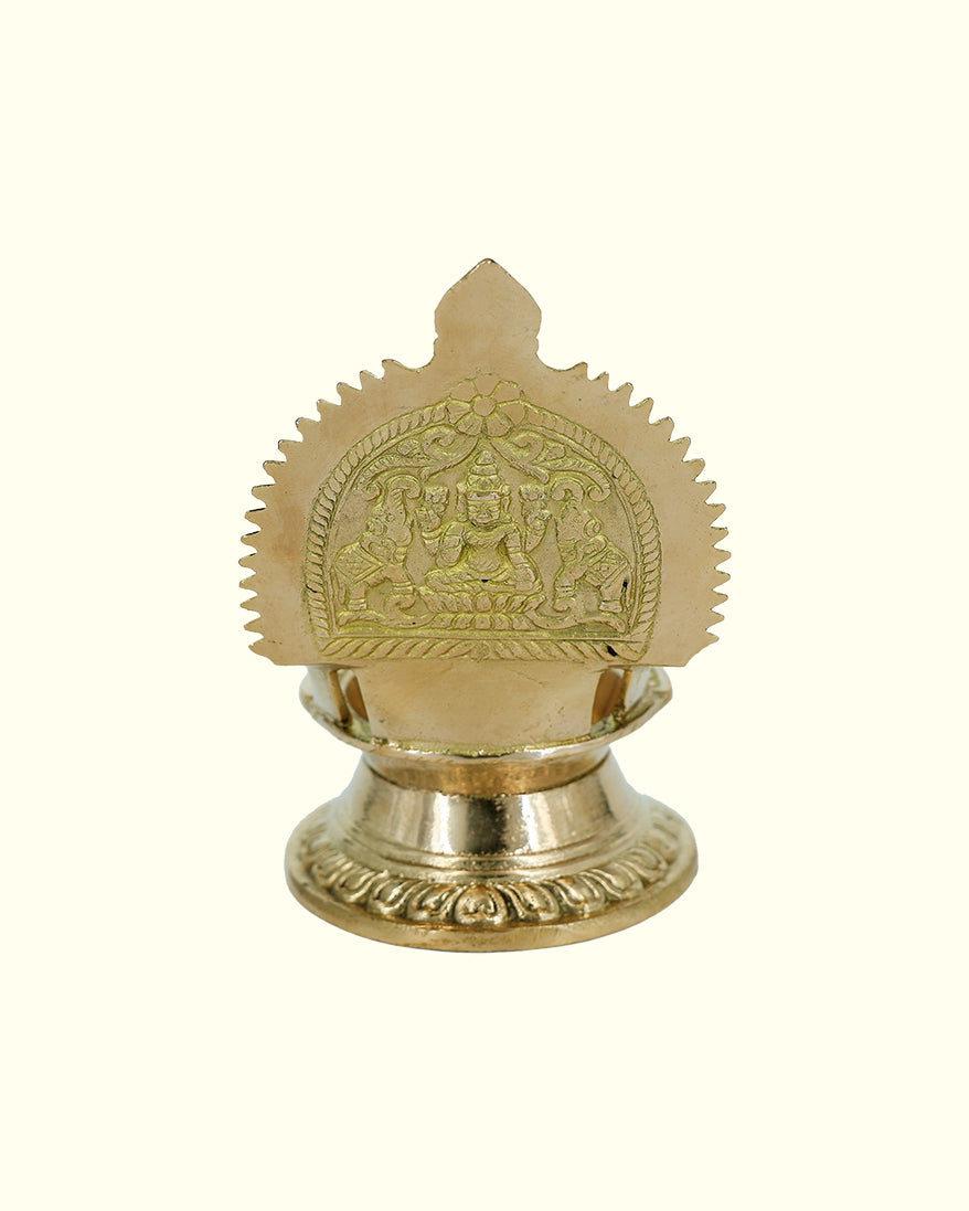 4.5” Brass Kamakshi Deepam