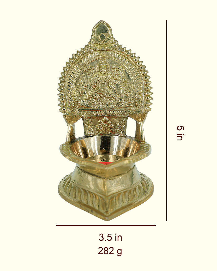 5” Brass Kamakshi Deepam