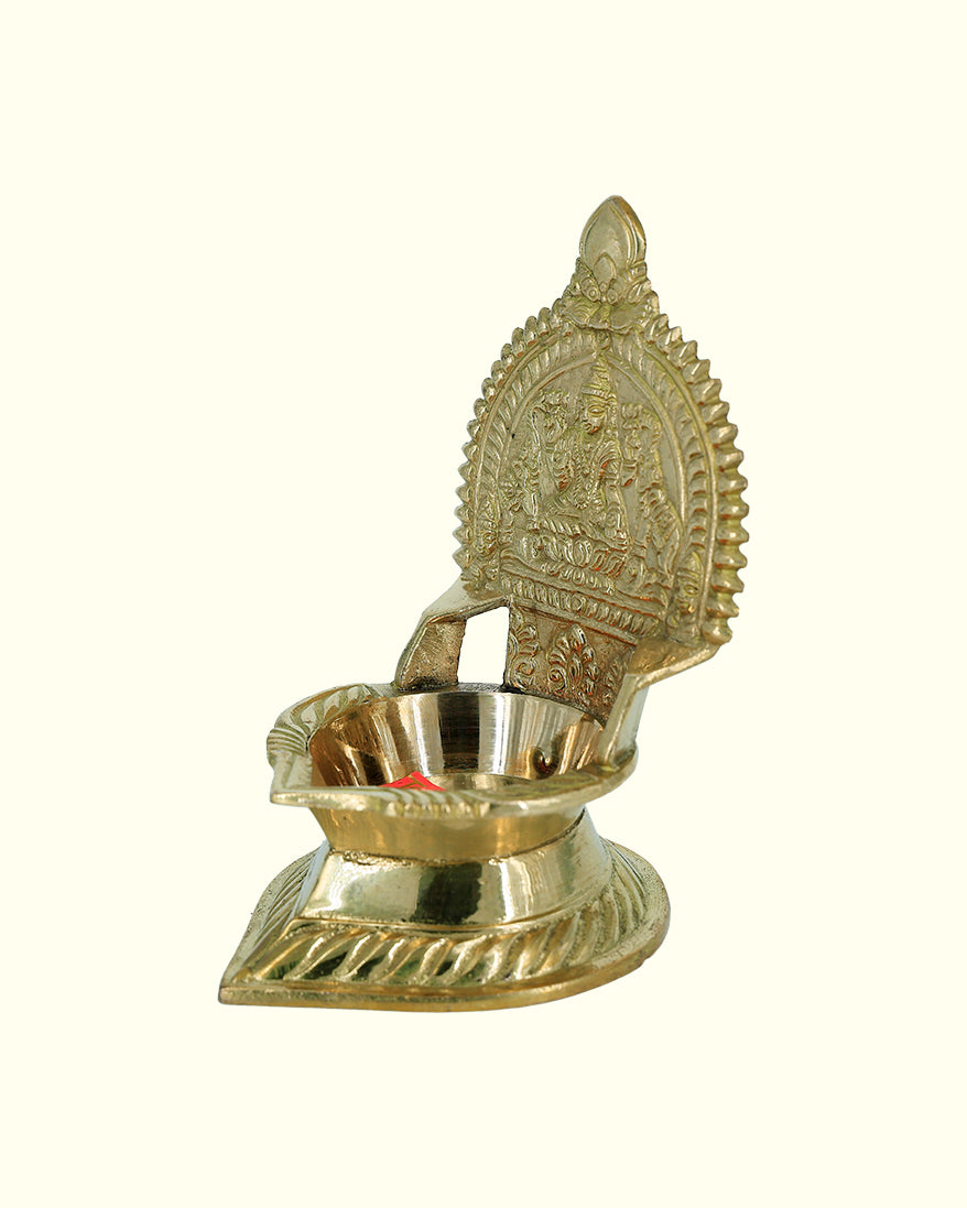 5” Brass Kamakshi Deepam