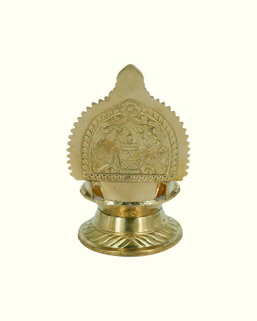 5” Brass Kamakshi Deepam