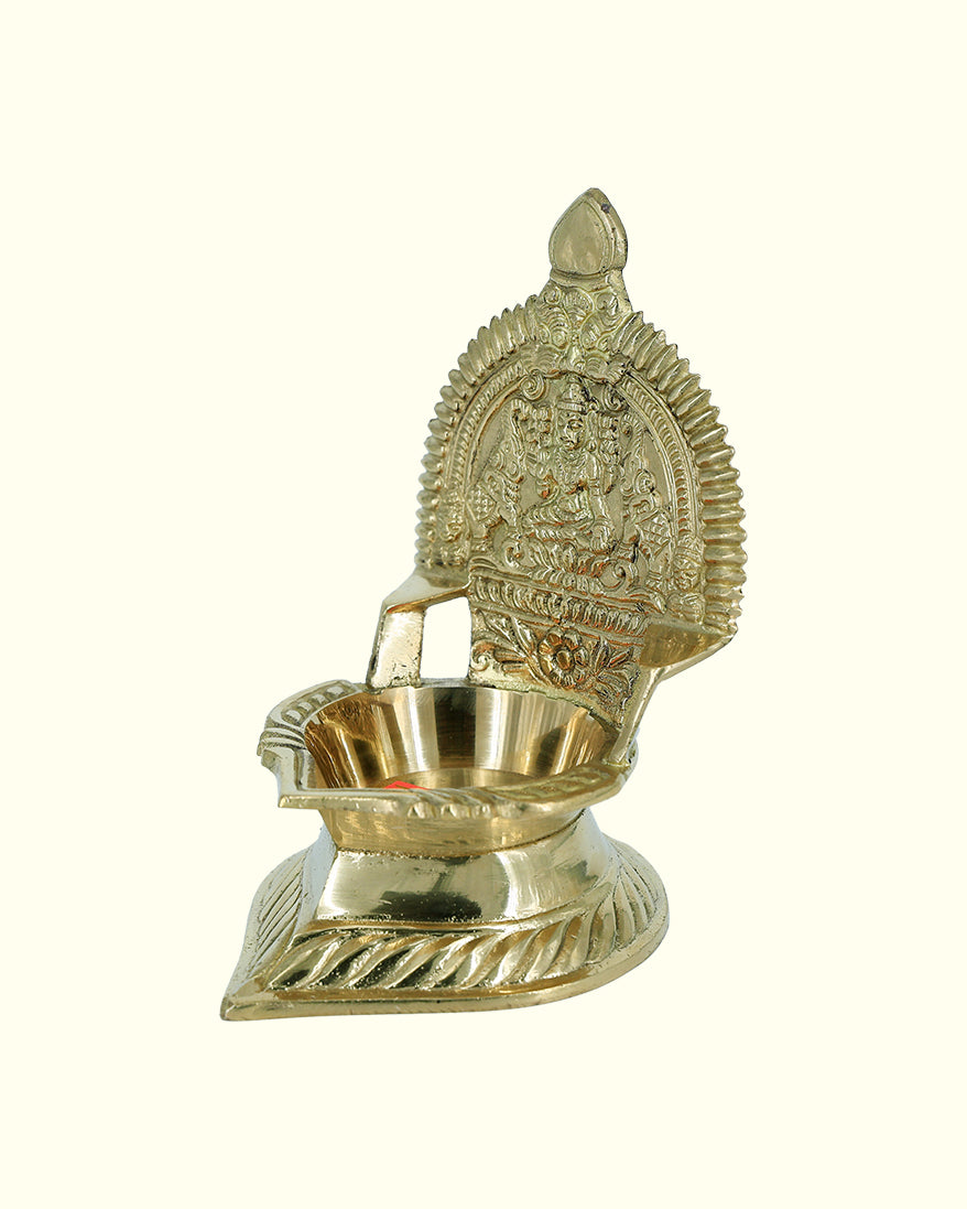 5.3” Brass Kamakshi Deepam