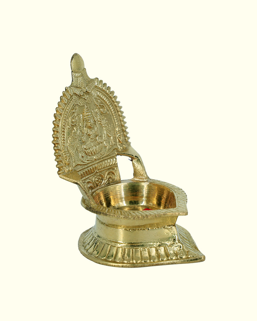 4” Brass Kamakshi Deepam